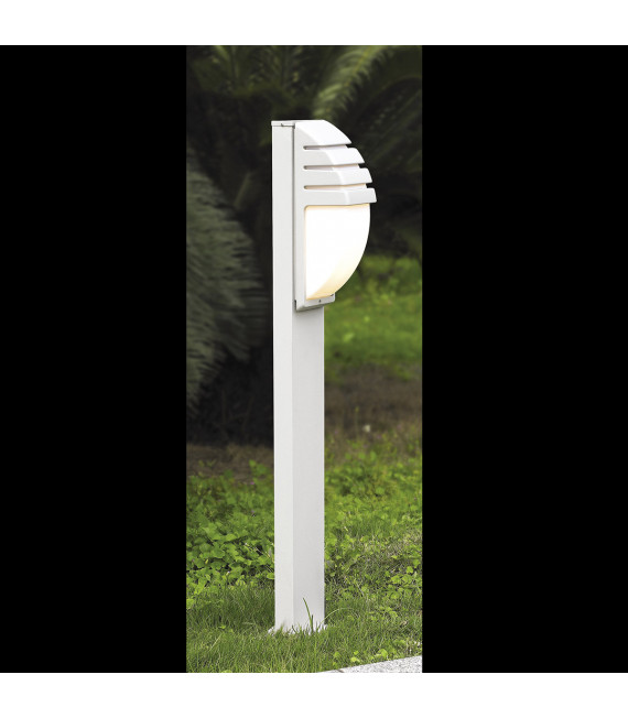 Farol de jardín moderno Decora Blanco
