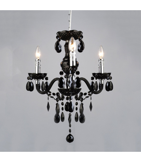 Whiz Black Crystal Kronleuchter