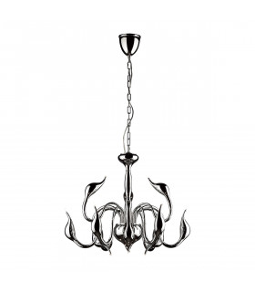 Araña moderna Swan Chrome