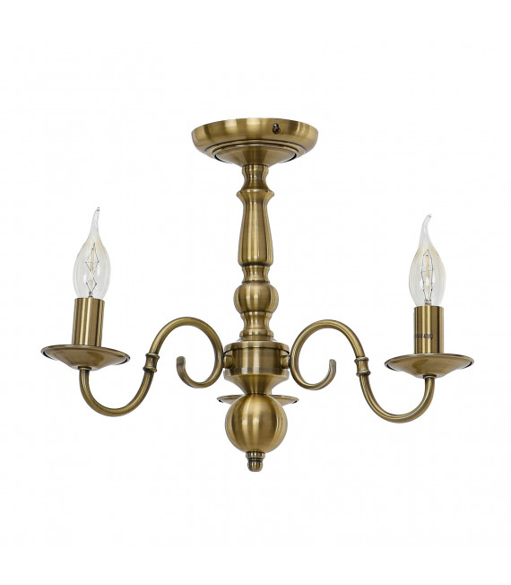 Klassische Marion Deckenleuchte Antik Bronze