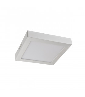 Plafonnier moderne Glissy Square blanc