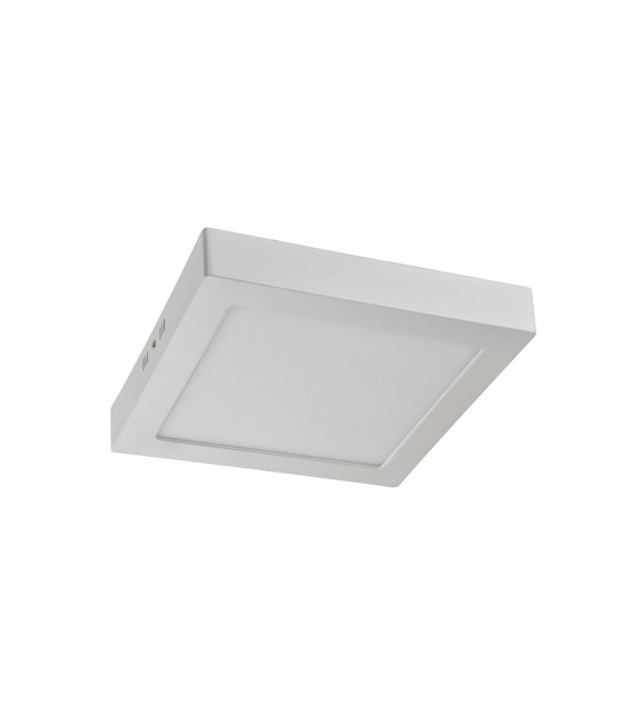 Plafonnier moderne Glissy Square blanc