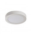 Plafonnier moderne Glissy Round blanc