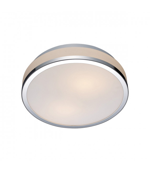 Plafoniera moderna Camry Chrome, bianca