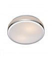 Plafonnier moderne Camry Chrome, blanc 1 ampoule