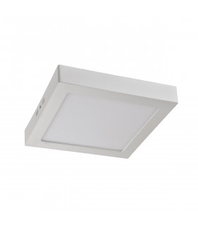 Plafoniera moderna Glissy Square bianca