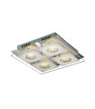 Plafonnier moderne Declan Chrome