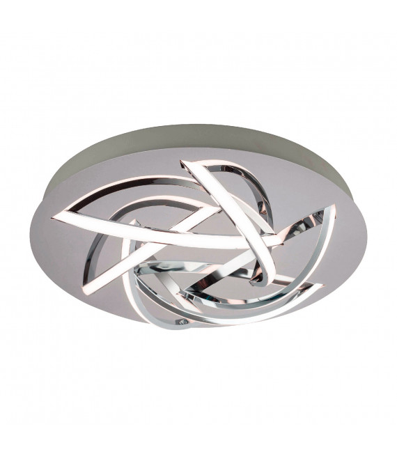 Modern ceiling lamp Agaton Chrome