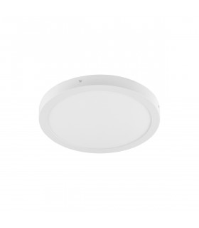 Plafonnier design Glissy Round blanc