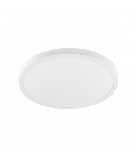 Plafoniera moderna Glissy Round bianca