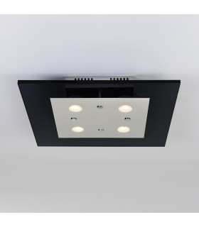 Modern ceiling lamp Ottone Chrome, black