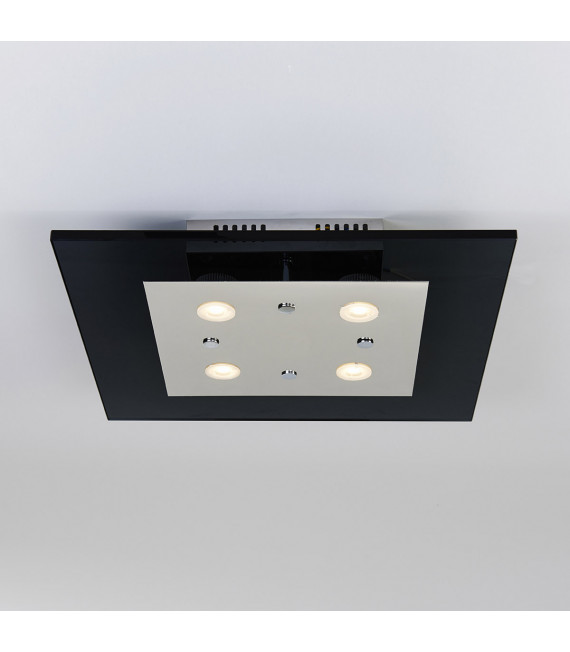 Modern ceiling lamp Ottone Chrome, black