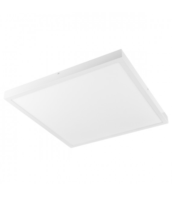 Modern ceiling lamp Glissy Square white in aluminum