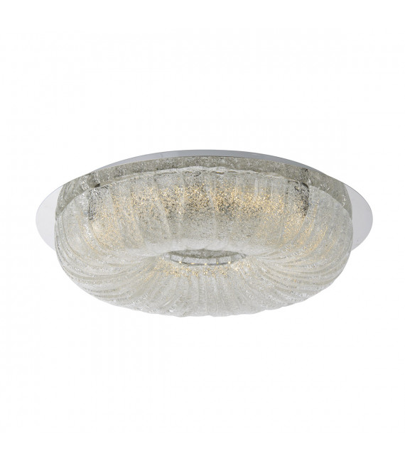 Mercer Chrome Modern Ceiling Light, Silver