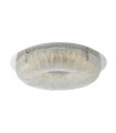 Plafonnier moderne Mercer Chrome, argent