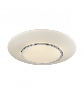 Modern ceiling lamp Camino Chrome, white