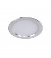 Technical and modern recessed ceiling light Bella silver