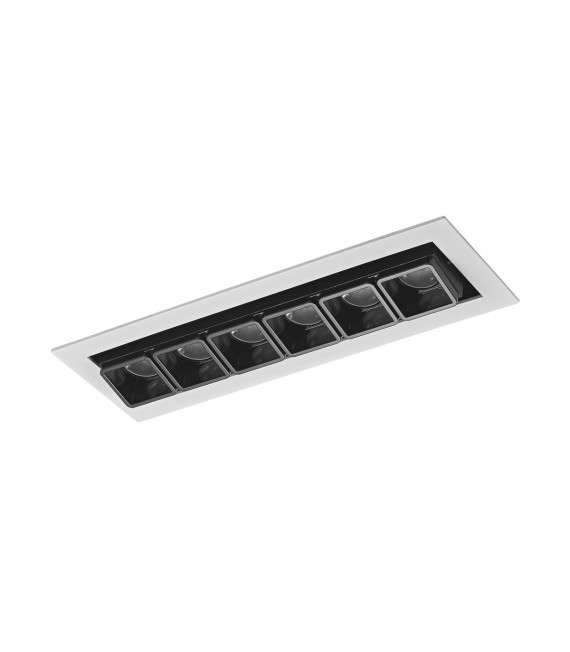Plafonnier encastrable Harper Blanc noir