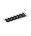 Plafonnier encastrable Harper Blanc noir
