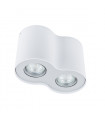 Plafonnier spot moderne Shannon blanc