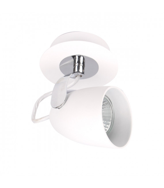 Modern spotlight Oxford Chrome, white