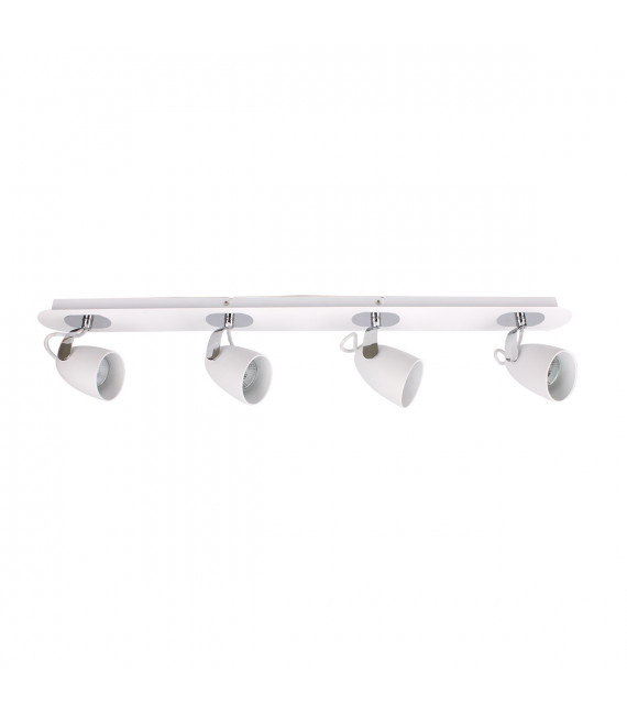 Modern spotlight Oxford Chrome, white 4 bulbs