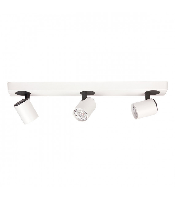 Modern spotlight Elvira White and sandblasted black