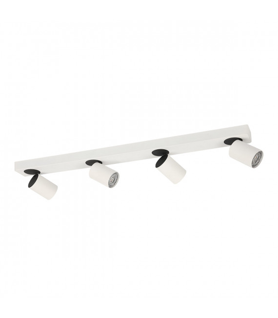 Modern spotlight Federica White and black in aluminum