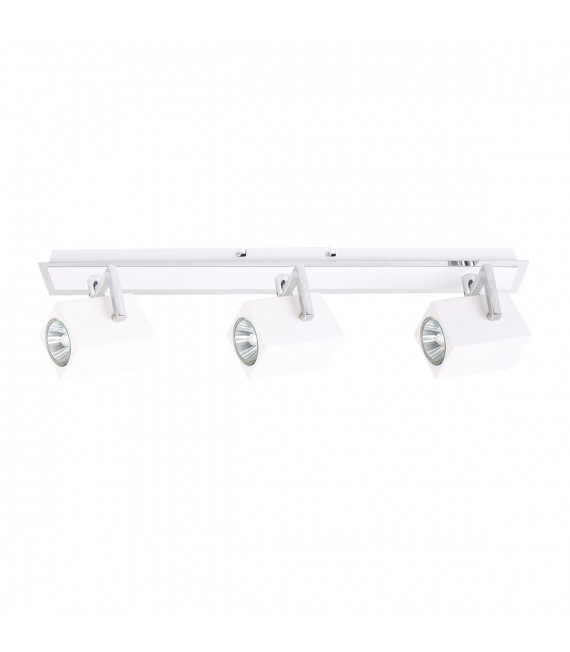 Spot moderne Mateo Chrome 3 ampoules
