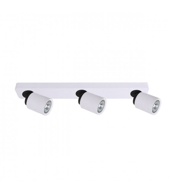 Modern Lucien white metal spotlight