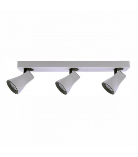 Modern spotlight Valentina White, gray 3 bulbs