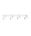 Spot moderne Mateo Chrome 4 ampoules