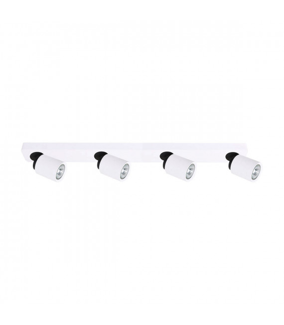 Spot moderne Lucien blanc 4 ampoules