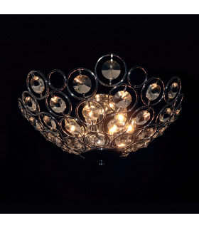 Lampada a sospensione classica Kalila Chrome