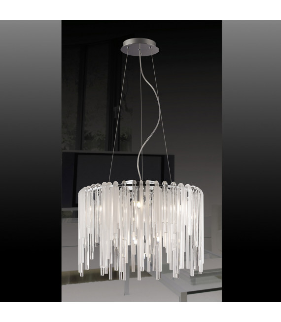 Lampada a sospensione classica Eon Chrome