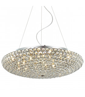 Santo Chrome klassische Pendelleuchte