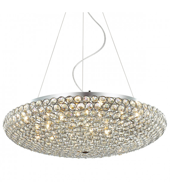 Santo Chrome klassische Pendelleuchte