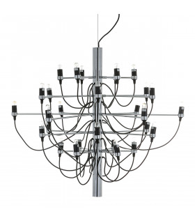 Klassische Pendelleuchte Kelly Chrome