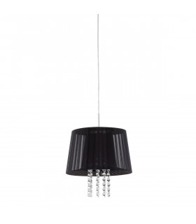 Suspension moderne en cristal Luisa Noir