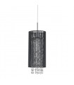 Crystal suspension Lana BK Black
