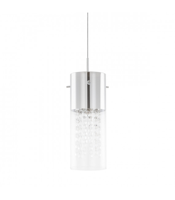 Marqu Chrome crystal pendant lamp