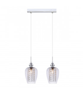 Crystal suspension Pirita C CR Chrome 2 bulbs