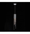 Suspension en cristal Larix Chrome