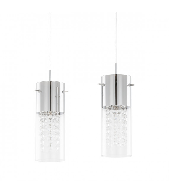 Marqu Chrome Kristall Pendelleuchte