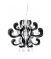 Emporio Black Crystal Pendant