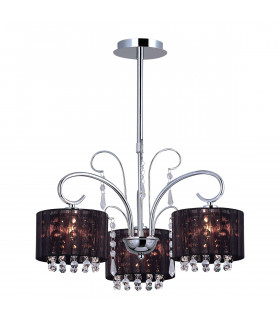 Span Black Crystal Pendant