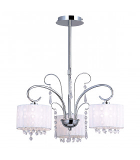 Lámpara colgante de cristal Span Chrome