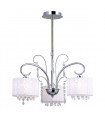Span Chrome crystal pendant lamp