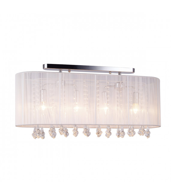 White crystal pendant light Isla