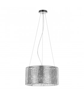Lampada a sospensione in cristallo Alpio SL Chrome